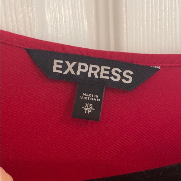 Express Red Holiday Dress - Picture 3 of 6